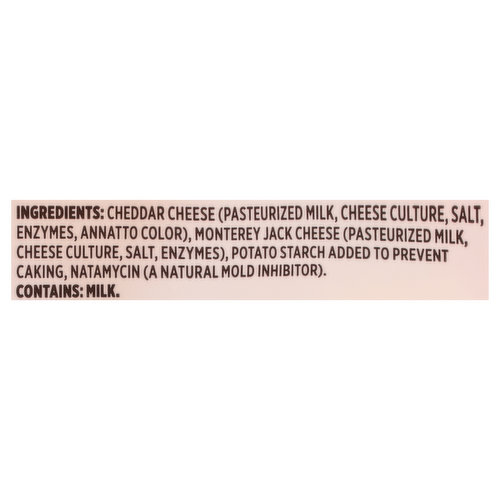 First Street Fancy Shredded Cheese, Cheddar Jack