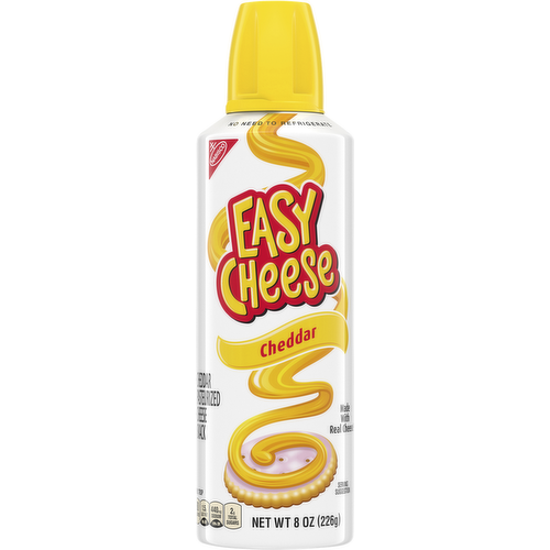 Easy Cheese Cheddar 8 oz