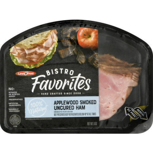 Land O'Frost Ham, Applewood Smoked, Uncured