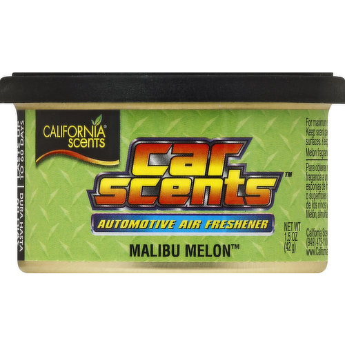 California Scents Air Freshener, Automotive, Malibu Melon