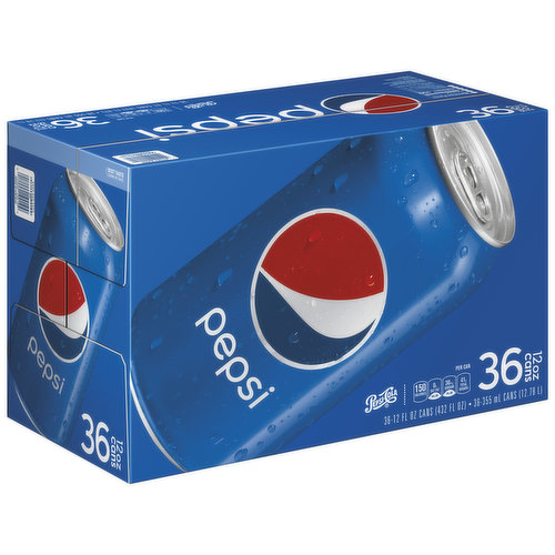 Pepsi Pepsi Soda Cola 12 Fl Oz 36 Count