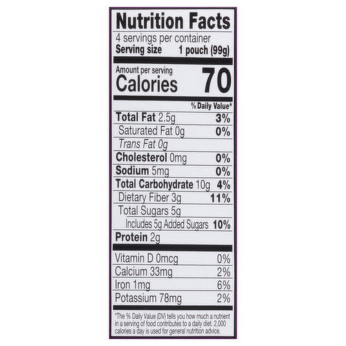 Mamma Chia Organic Blackberry Bliss Vitality Snack