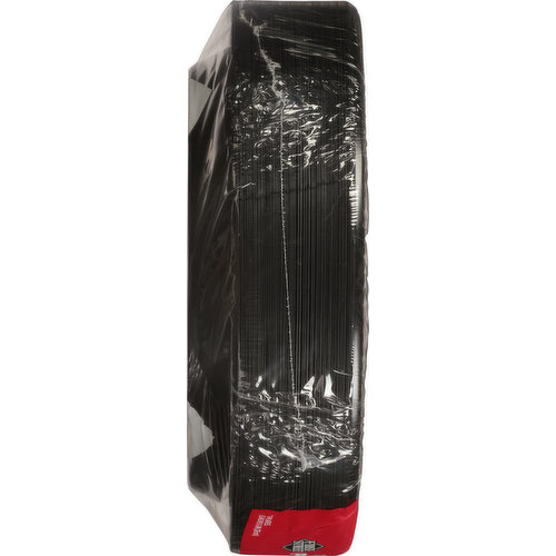 First Street Plastic Plates, Heavy Duty, 3 Compartment