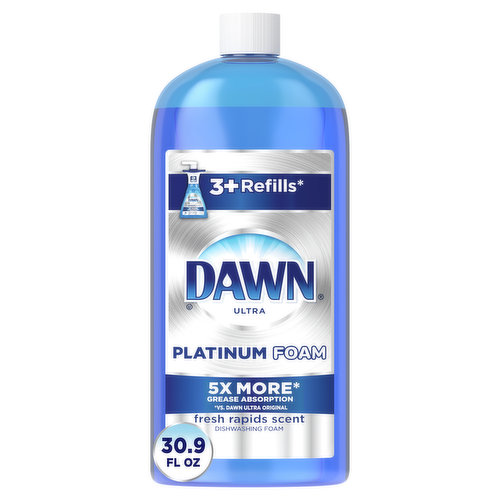 Dawn Direct Foam Dish Soap, Fresh Rapids, 915 mL