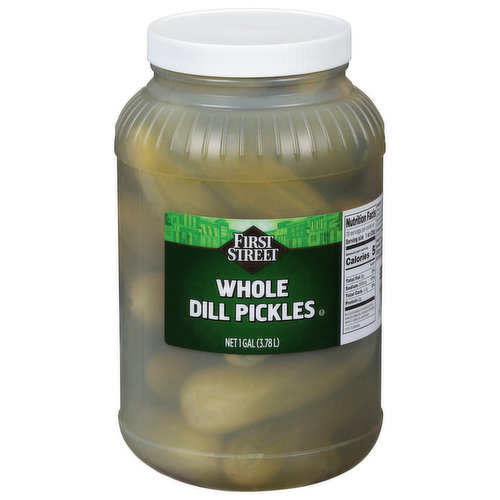 First Street Pickles, Dill, Whole