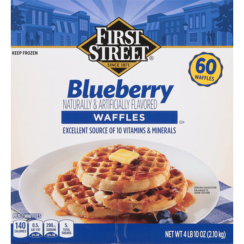 First Street Waffles, Blueberry