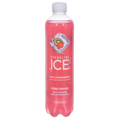 Ice Sparkling Water, Kiwi Strawberry, Zero Sugar