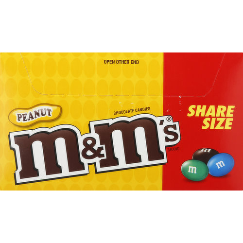 M&M's Peanut Chocolate Candy - 3.27oz