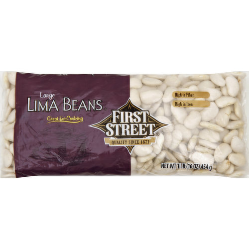 First Street Lima Beans, Large