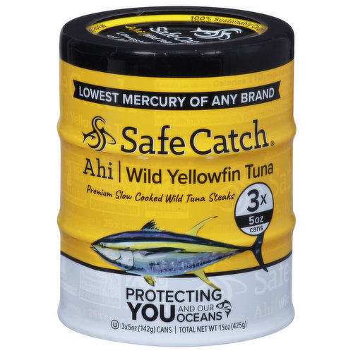 Safe Catch Tuna, Ahi, Wild Yellowfin - Smart & Final