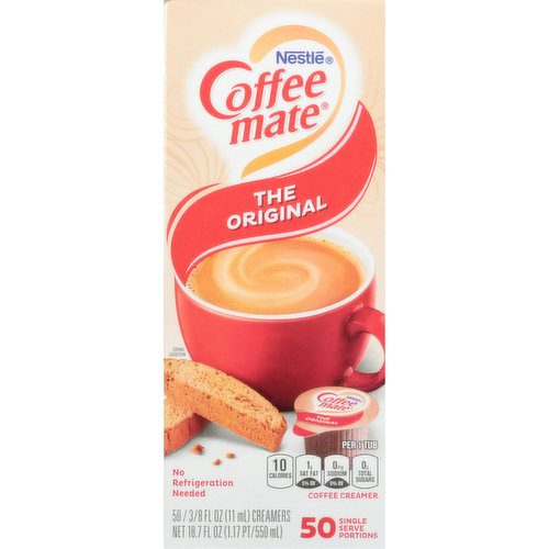 Coffee-mate Liquid Coffee Creamer Tubs Original