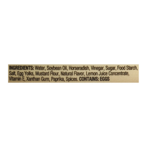 Silver Spring Horseradish Sauce, Sassy
