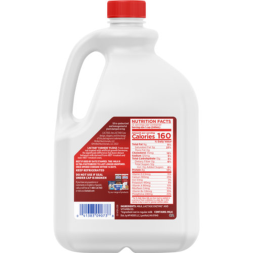 Lactaid Milk, Lactose Free