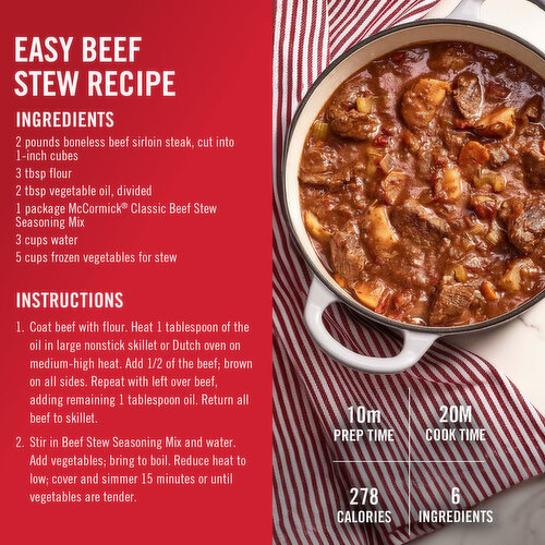 McCormick Classic Beef Stew Seasoning Mix
