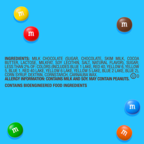 M&M'S MINIS Milk Chocolate Candy, 1.08 oz Tube (Package May Vary)