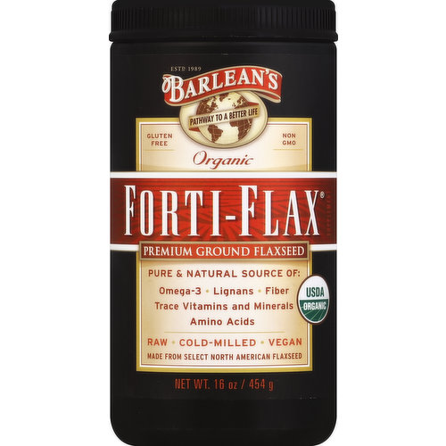 Barleans Forti-Flax, Organic