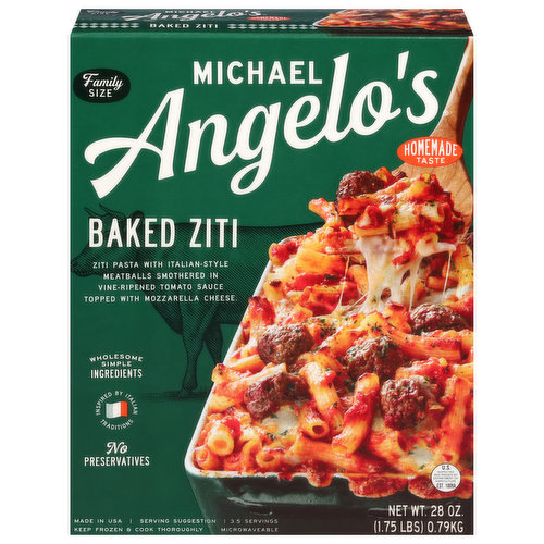 Michael Angelo's Ziti, Baked, Family Size