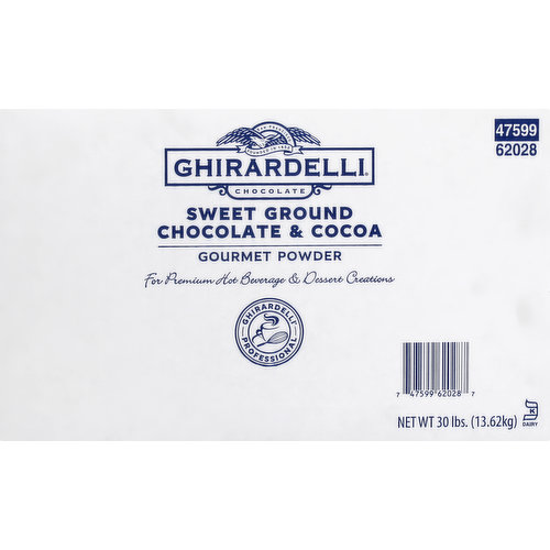 Ghirardelli Gourmet Powder, Sweet Ground, Chocolate & Cocoa