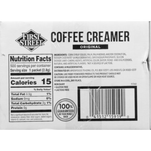 First Street Coffee Creamer, Original