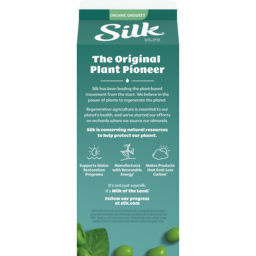 Silk Organic Unsweet Soymilk