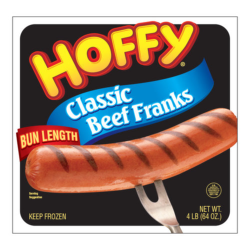 Hoffy Classic Bun Length Beef Franks