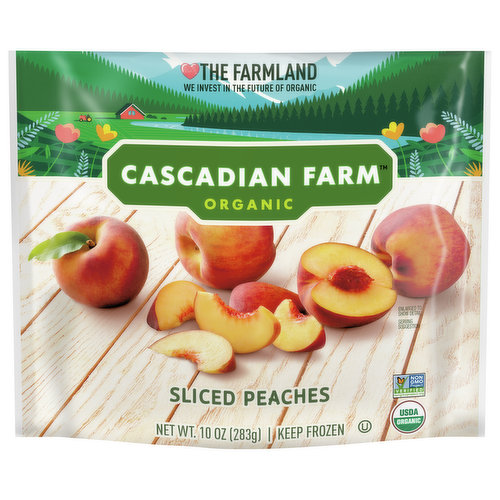 Cascadian Farm Peaches, Organic, Sliced