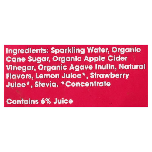 Poppi Prebiotic Soda, Strawberry Lemon