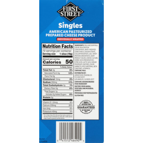 First Street Cheese, Singles