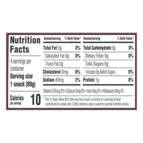 Jell-O Gelatin Snacks, Low Calorie, Zero Sugar, Black Cherry