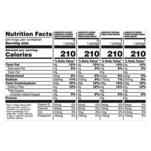 Frito Lay Snacks, Sunchips Mix, Variety Packs