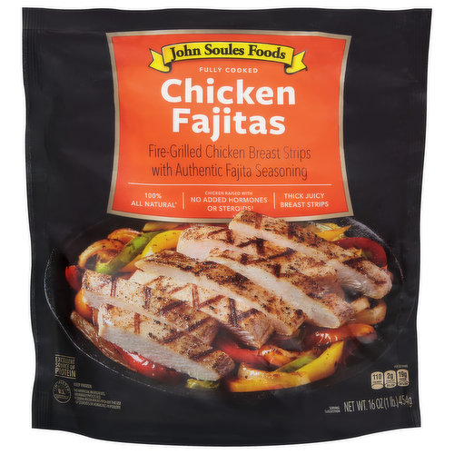 John Soules Foods Chicken Fajitas, Fully Cooked