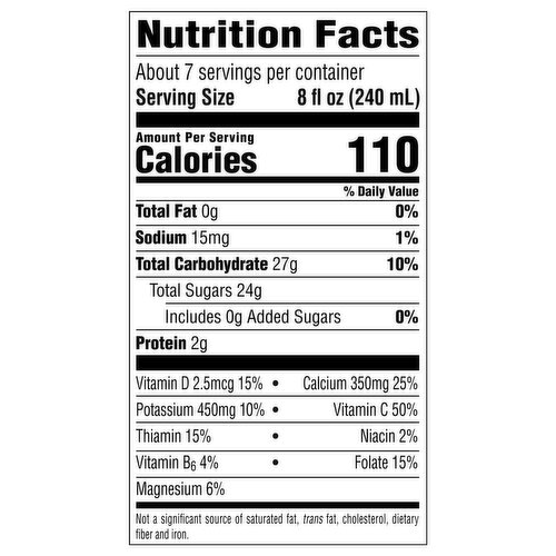 Minute Maid  Orange Juice W/ Calcium, Fruit Juice Drink