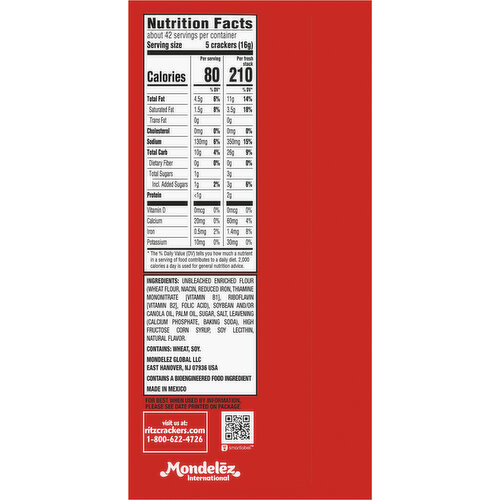 Ritz Crackers, Fresh Stacks, The Original, Party Size