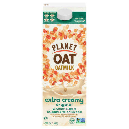 Planet Oat Oatmilk, Extra Creamy, Original