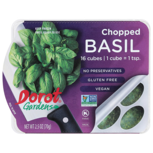 Dorot Gardens Basil, Chopped