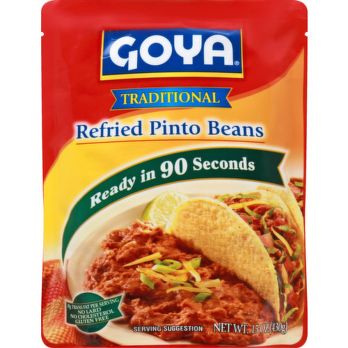 Goya Pinto Beans, Refried, Traditional