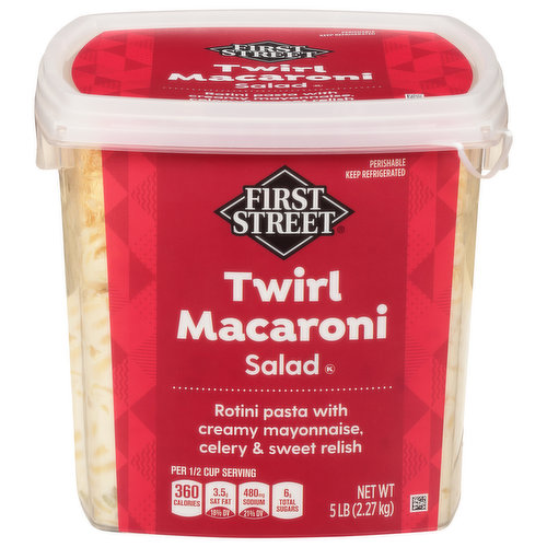 First Street Salad, Twirl Macaroni