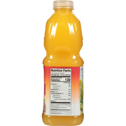Langers Juice Cocktail, from Concentrate, Mango Orange Passionfruit