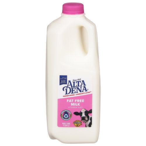 Alta Dena Milk, Fat Free