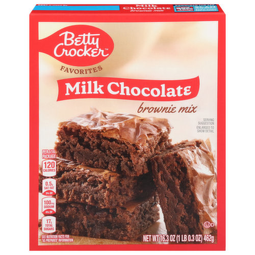 Betty Crocker Brownie Mix, Milk Chocolate