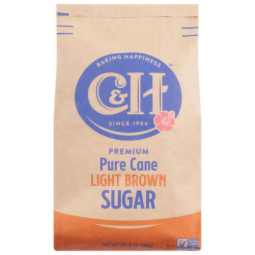 C&H Sugar, Light Brown, Pure Cane, Premium