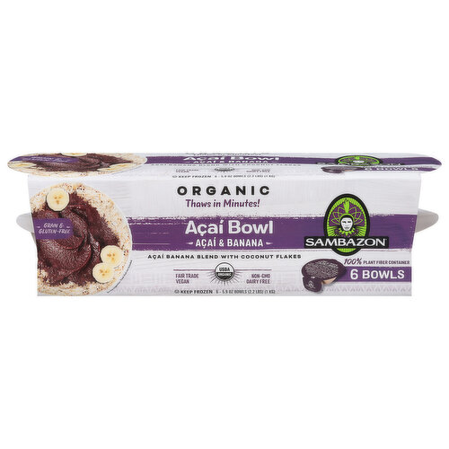 Sambazon Acai Bowl, Acai & Banana