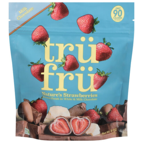 Tru Fru Nature's Strawberries, Milk Chocolate