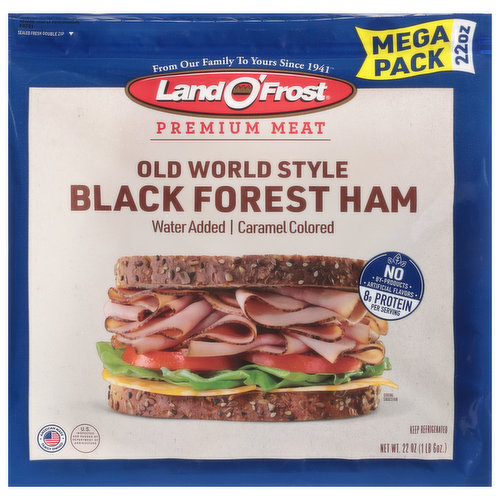 Land O'Frost Ham, Old World Style, Black Forest, Premium Meat, Mega Pack