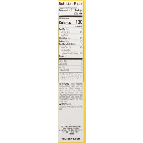 Krusteaz Cornbread & Muffin Mix, Honey