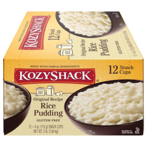 Kozy Shack Rice Pudding, Original Recipe