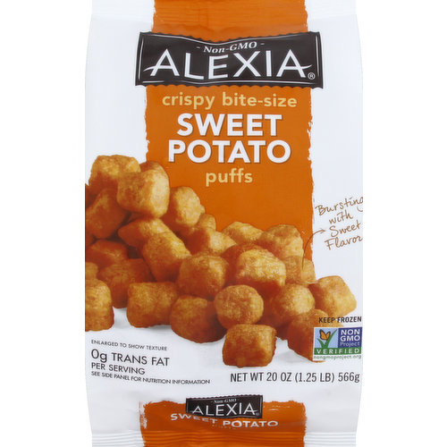 Alexia Puffs, Sweet Potato, Crispy, Bite-Size