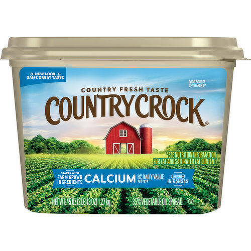 Country Crock Vegetable Oil Spread, Calcium