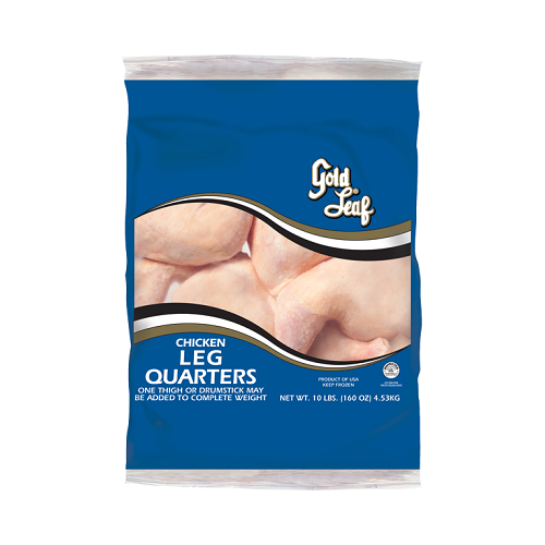 Val Best Frozen Chicken Leg Quarters, 10 lb