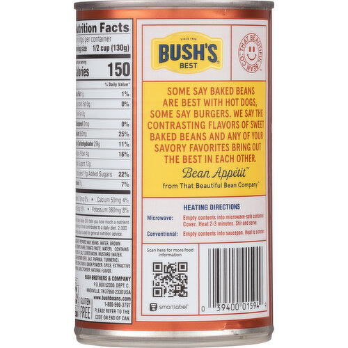 Bush's Best Homestyle Baked Beans